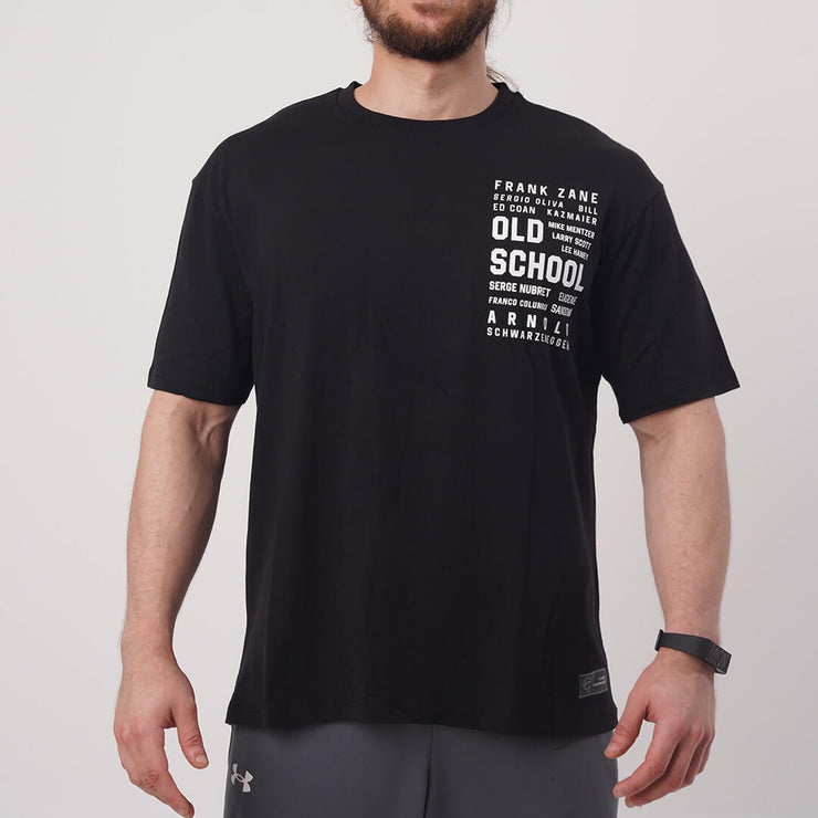 Old School Siyah Oversize Tişört