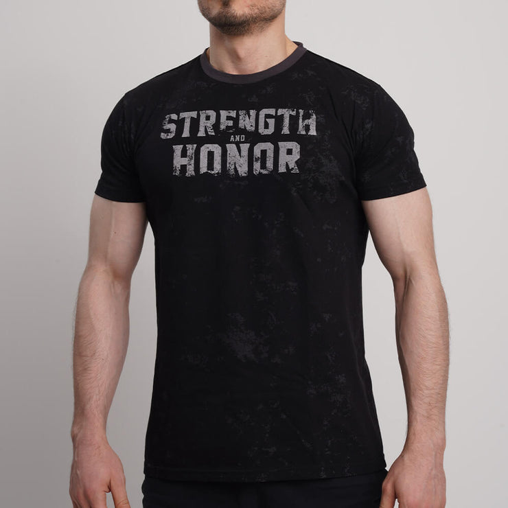 Strength and Honor Siyah Tişört